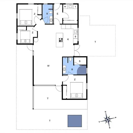 Bl807-blokhus-klitgaardsvej-14 Dom wakacyjny